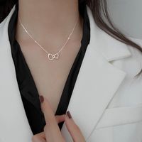 Einfacher Stil Herzform Titan Stahl Überzug Halskette Mit Anhänger main image 3