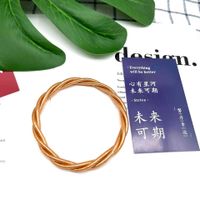 Simple Style Solid Color Silica Gel Women's Buddhist Bangle main image 3