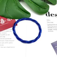 Simple Style Solid Color Silica Gel Women's Buddhist Bangle sku image 3
