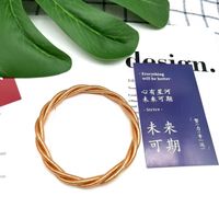 Simple Style Solid Color Silica Gel Women's Buddhist Bangle sku image 6
