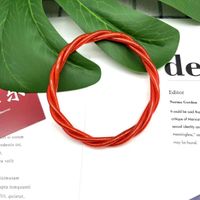 Simple Style Solid Color Silica Gel Women's Buddhist Bangle sku image 11