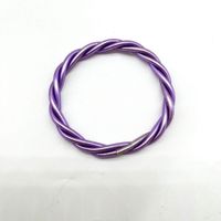 Estilo Simple Ronda Color Sólido Gel De Sílice Unisexo Brazalete Budista sku image 2