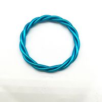 Estilo Simple Ronda Color Sólido Gel De Sílice Unisexo Brazalete Budista sku image 4