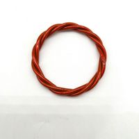 Simple Style Round Solid Color Silica Gel Unisex Buddhist Bangle sku image 7