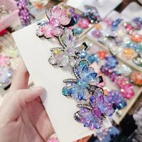 Classic Style Butterfly Crystal Diamond Hair Clip main image 6