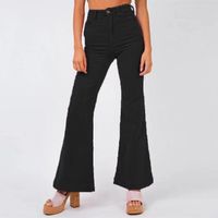 Women's Daily Fashion Solid Color Full Length Flared Pants main image 3