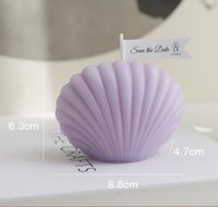 Simple Style Shell Paraffin Ornaments sku image 4