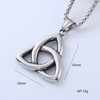 Punk Cool Style Heart Shape Notes Skull 304 Stainless Steel Polishing Men'S main image 4