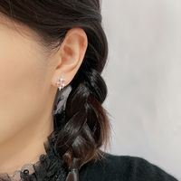 1 Pair Ig Style Korean Style Star Copper Drop Earrings main image 3