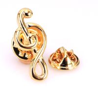 Modern Style Audio Copper Metal Unisex Brooches sku image 23