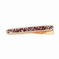 Classic Style Solid Color Rhinestone Hair Clip sku image 16