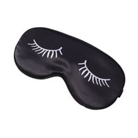 Eyelash Artificial Silk Eye Mask Relieve Fatigue Texture Breathable Comfortable Home Sleeping Eye Mask Eye Shield Lunch Break Travel main image 2