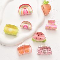 Sweet Fruit Flower Arylic Hair Claws main image 1