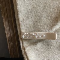 Einfacher Stil Rechteck Acetatplatten Inlay Künstliche Perlen Strasssteine Haarklammer sku image 2