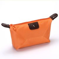 Women's All Seasons Nylon Solid Color Elegant Dumpling Shape Zipper Cosmetic Bag sku image 7