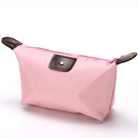 Women's All Seasons Nylon Solid Color Elegant Dumpling Shape Zipper Cosmetic Bag sku image 8