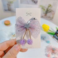 Sweet Bow Knot Gauze Hair Clip sku image 4