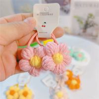 Classic Style Flower Yarn Hair Tie main image 5