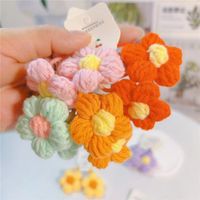 Classic Style Flower Yarn Hair Tie main image 1