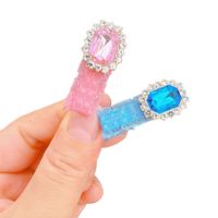 Casual Solid Color Alloy Diamond Hair Clip main image 3