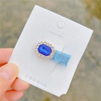 Casual Solid Color Alloy Diamond Hair Clip main image 2