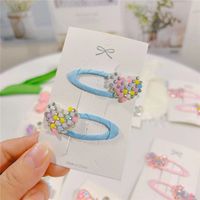 Cute Butterfly Imitation Pearl Hair Clip Hair Band main image 4