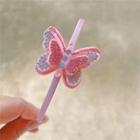 Cute Butterfly Imitation Pearl Hair Clip Hair Band sku image 10