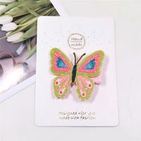 Sweet Rainbow Unicorn Butterfly Cloth Hair Clip sku image 1