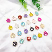 Simple Style Letter Alloy Enamel Charms Jewelry Accessories main image 1