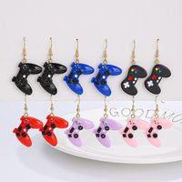 1 Pair Preppy Style Simple Style Streetwear Game Console Arylic Drop Earrings main image 1