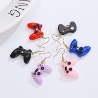 1 Pair Preppy Style Simple Style Streetwear Game Console Arylic Drop Earrings main image 5