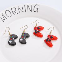 1 Pair Preppy Style Simple Style Streetwear Game Console Arylic Drop Earrings main image 4