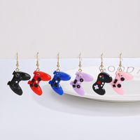 1 Pair Preppy Style Simple Style Streetwear Game Console Arylic Drop Earrings main image 3