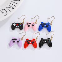 1 Pair Preppy Style Simple Style Streetwear Game Console Arylic Drop Earrings main image 2