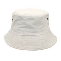 Unisex Simple Style Solid Color Flat Eaves Bucket Hat sku image 1