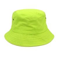 Unisex Simple Style Solid Color Flat Eaves Bucket Hat sku image 4