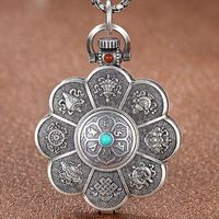 Basic Classic Style Printing Copper Plating Pendant Necklace main image 4