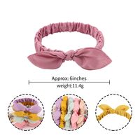 Women's Simple Style Plaid Bow Knot Cloth Hair Band main image 2
