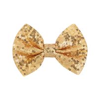 Cute Sequins Bow Knot Cloth Sequins Pleated Hair Clip sku image 2