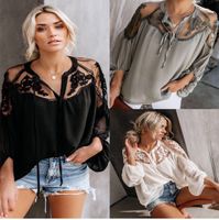 Women's Blouse Long Sleeve Blouses Streetwear Solid Color main image 2