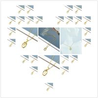 Einfacher Stil Brief Rostfreier Stahl Überzug Inlay Zirkon Halskette Mit Anhänger main image 5