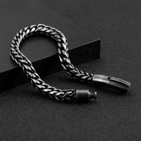 Hip-hop Geometric Titanium Steel Plating Men's Bracelets main image 1