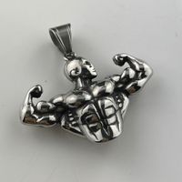 Retro Geometric Stainless Steel Polishing Men's Pendant Necklace main image 2