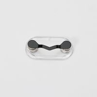 Readerest Magnetic Glasses Bracket Magnetic Brooch Magnet Badge Headset Creative Storage Magnetic Glasses Clip sku image 2