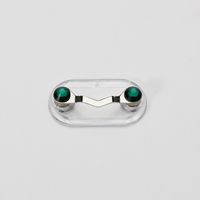 Readerest Magnetic Glasses Bracket Magnetic Brooch Magnet Badge Headset Creative Storage Magnetic Glasses Clip sku image 17