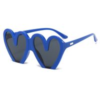 Hip-hop Heart Shape Pc Special-shaped Mirror Full Frame Women's Sunglasses main image 4