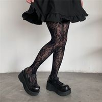 Solid Color Breathable Mesh Stockings sku image 1