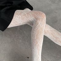 Solid Color Breathable Mesh Stockings sku image 2