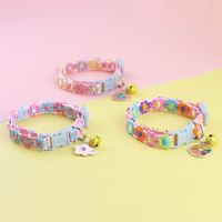 Cross-border Pet Supplies Wholesale Factory Direct Sales Ins Style Colorful Lace Flower Collar Bell Kitty Small Dog Harness main image 6
