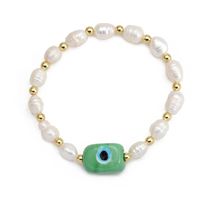 Simple Style Devil's Eye Freshwater Pearl Glass Beaded Bracelets sku image 4